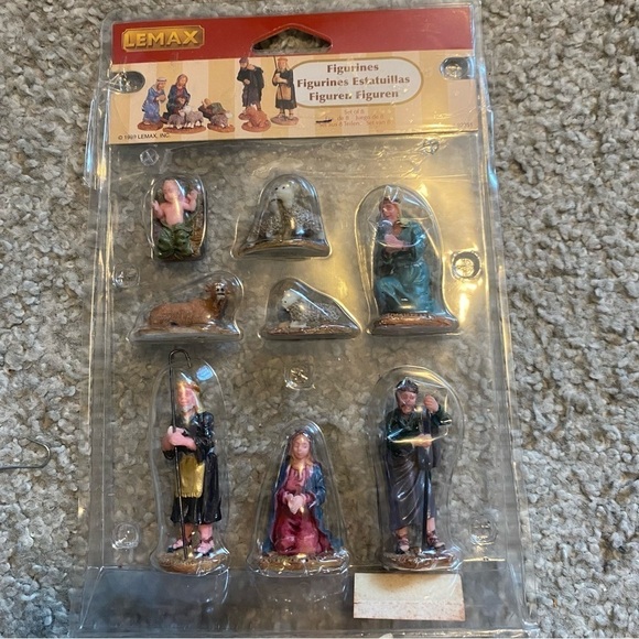 Lemax Nativity Figure Set NEW Jesus Mary Joseph Animals Christmas Village Decor - Picture 2 of 5